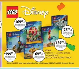Empik Klocki LEGO Disney 43243 Król Lew - lwiątko Simba oferta