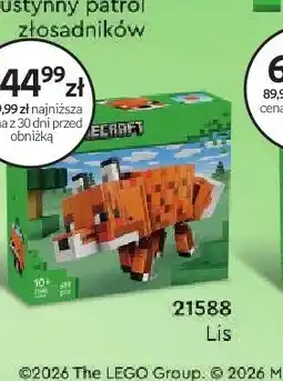 Empik Klocki LEGO Minecraft 21588 Lis oferta