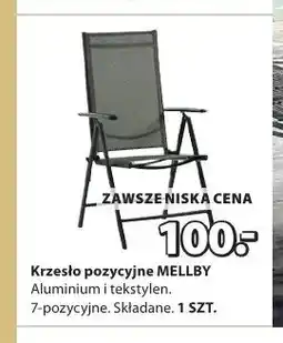 JYSK Krzesło pozycyjne MELLBY oferta