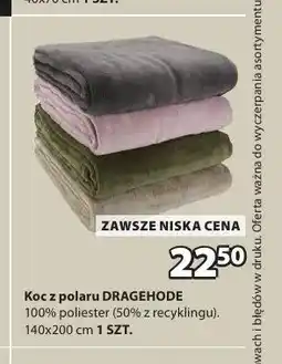 JYSK Koc z polaru DRAGEHODE 140x200cm oferta