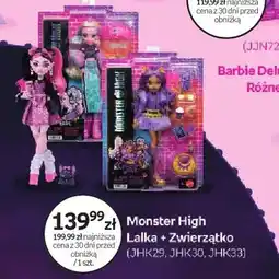 Empik Lalka Monster High + Zwierzątko oferta