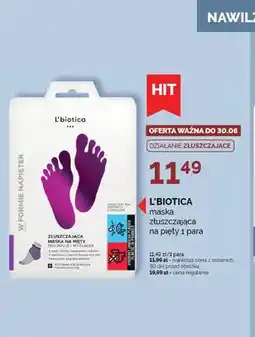 SuperPharm Maska złuszczająca na pięty L'biotica oferta