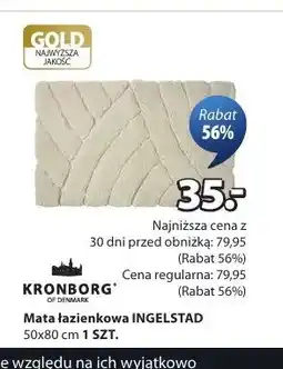JYSK Mata łazienkowa KRONBORG INGELSTAD 50x80cm oferta