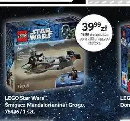 Empik Klocki LEGO Star Wars Śmigacz Mandalorianina i Grogu 75436 oferta