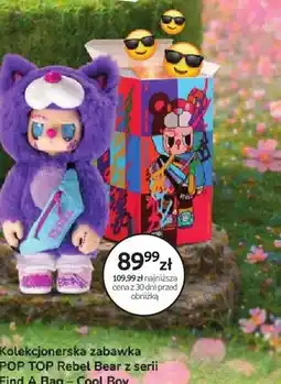 Empik Kolekcjonerska zabawka POP TOP Rebel Bear z serii Find A Bag - Cool Boy oferta