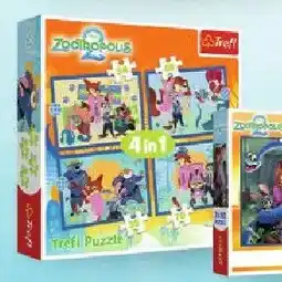 Empik Puzzle Trefl Zootropolis 4in1 oferta