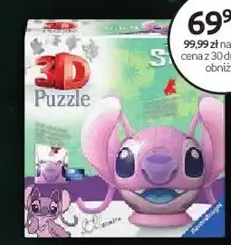 Empik Puzzle 3D Kula Disney Stitch Andzia z Uszami oferta