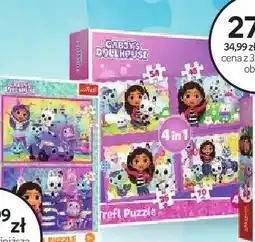 Empik Puzzle Trefl Gabby's Dollhouse 4in1 oferta
