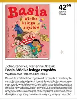Empik Książka Basia. Wielka księga zmysłów Zofia Stanecka, Marianna Oklejak oprawa twarda oferta