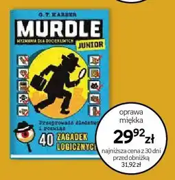 Empik Książka Murdle Junior oprawa miękka oferta