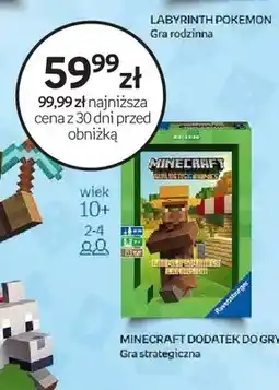 Empik Gra strategiczna Ravensburger Minecraft Dodatek do gry oferta