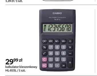 Kalkulator kieszonkowy CASIO HL