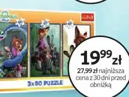 Empik Puzzle Trefl Zootropolis 3x50 oferta