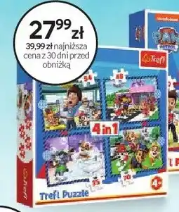 Empik Puzzle Trefl Psi Patrol 4in1 oferta