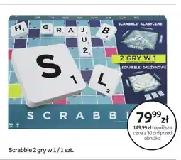 Empik Gra Scrabble 2 gry w 1 oferta