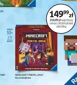 Empik Gra strategiczna Ravensburger Minecraft Portal Dash oferta