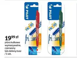 Empik Pióro kulkowe wymazywalne Pilot Frixion czerwony tusz oferta