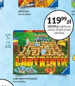 Empik Gra rodzinna Ravensburger Labyrinth Pokemon oferta