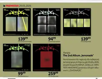 Płyta CD Aespa The 2nd Album lemonade wersja wda