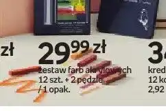 Empik Zestaw farb akrylowych 12szt. + 2 pędzle CREADU oferta