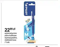 Empik Automatyczne pióro kulkowe wymazywalne Pilot Frixion Clicker niebieski tusz oferta