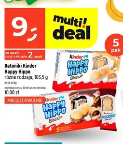 Dealz Batoniki Kinder Happy Hippo Cocoa 5-pak oferta