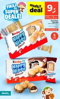 Dealz Batoniki Kinder Happy Hippo Hazelnut 5-pak oferta