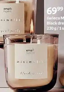 Empik Świeca Minimalist Black dress oferta