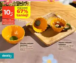 Dealz Naczynia z motywem kwiatowym oferta
