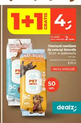 Dealz Chusteczki nawilżane dla zwierząt Naturelle oferta