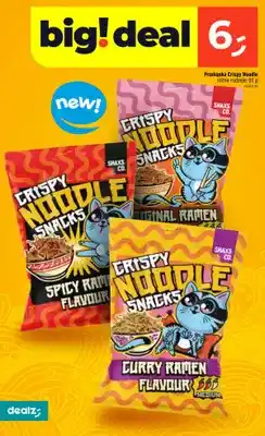 Dealz Przekąska Crispy Noodle Spicy Ramen Flavour Snaxs Co oferta