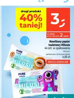 Dealz Nawilżany papier toaletowy Milusie oferta