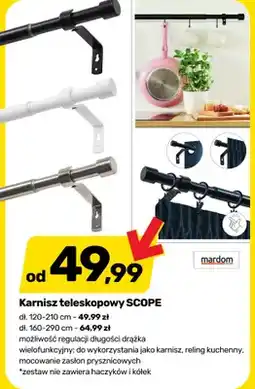 Bricomarche Karnisz teleskopowy mardom HOME SCOPE dł. 160-290cm oferta