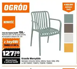 OBI Krzesło Merrydale tworzywo sztuczne oferta