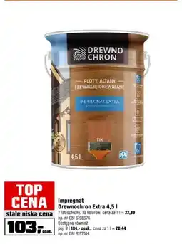 OBI Impregnat Drewnochron Extra oferta