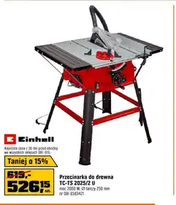OBI Przecinarka do drewna Einhell TC-TS 2025/2 U moc 2000W Ø tarczy 250mm oferta
