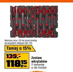 OBI Zestaw wkrętaków 17 elementów oferta