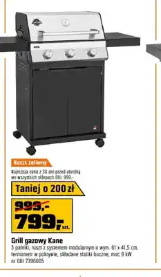OBI Grill gazowy Kane oferta