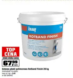 OBI Gotowa gładź polimerowa KNAUF Rotband Finish oferta