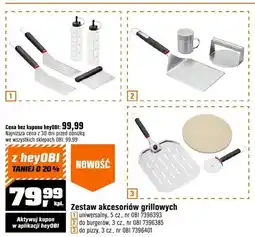 OBI Zestaw akcesoriów grillowych do burgerów 3 cz oferta