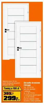OBI Skrzydło drzwiowe Chicago pokojowe szer. 70cm kolor biel świetlista oferta
