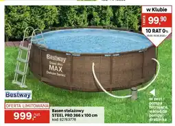 Leroy Merlin Basen stelażowy Bestway STEEL PRO 366x100cm oferta