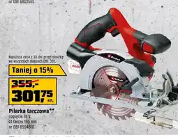 OBI Pilarka tarczowa Einhell napięcie 18V, Ø tarczy 150mm oferta