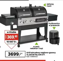 Leroy Merlin Grill hybrydowy węglowo-gazowy 12,29kW FALCON 3+1 oferta