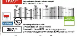 Leroy Merlin Przęsło POLBRAM MALAGA 200x120cm oferta