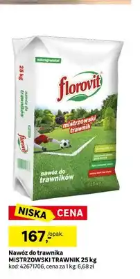 Leroy Merlin Nawóz do trawnika MISTRZOWSKI TRAWNIK FLOROVIT oferta