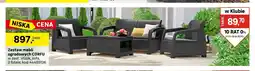 Leroy Merlin Zestaw mebli ogrodowych CORFU w zest.: stolik, sofa, 2 fotele oferta