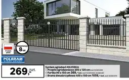 Leroy Merlin Przęsło ogrodzeniowe POLBRAM Majorka 200x120cm oferta