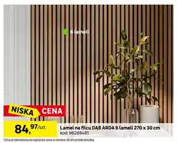 Leroy Merlin Lamel na filcu DĄB ARDA 6 lameli 270x30cm oferta