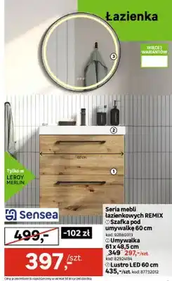 Leroy Merlin Szafka pod umywalkę Sensea REMIX 60cm oferta